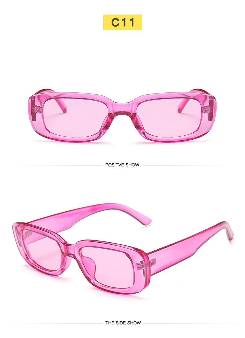 Women's UV 400 Rectangle Shaped Sunglasses