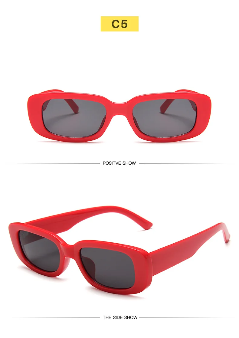 Women's UV 400 Rectangle Shaped Sunglasses