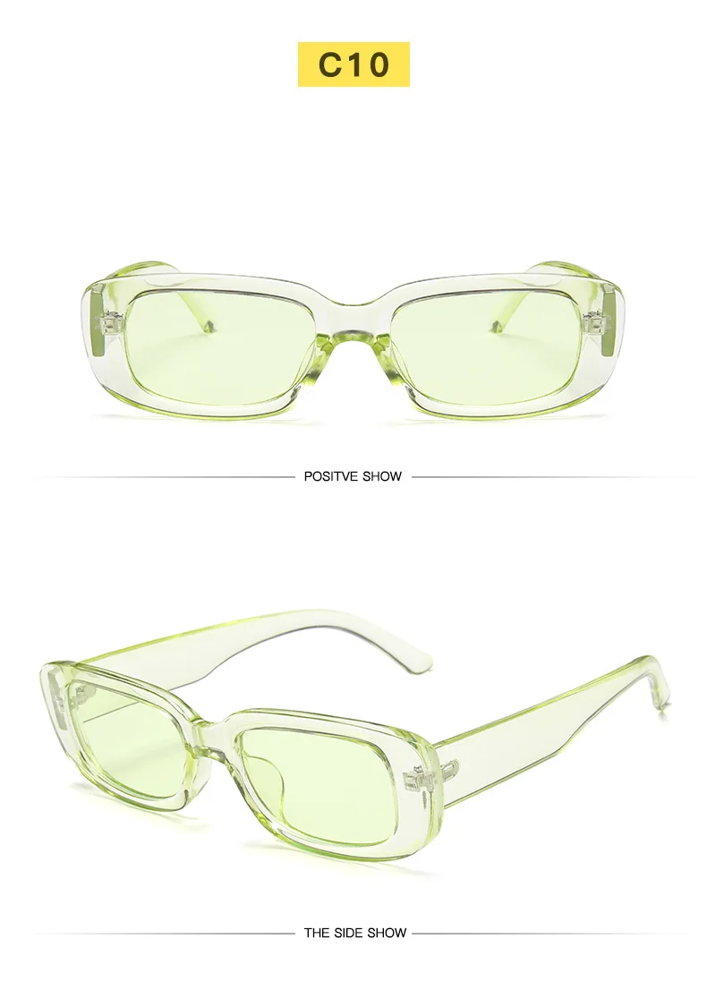 Women's UV 400 Rectangle Shaped Sunglasses