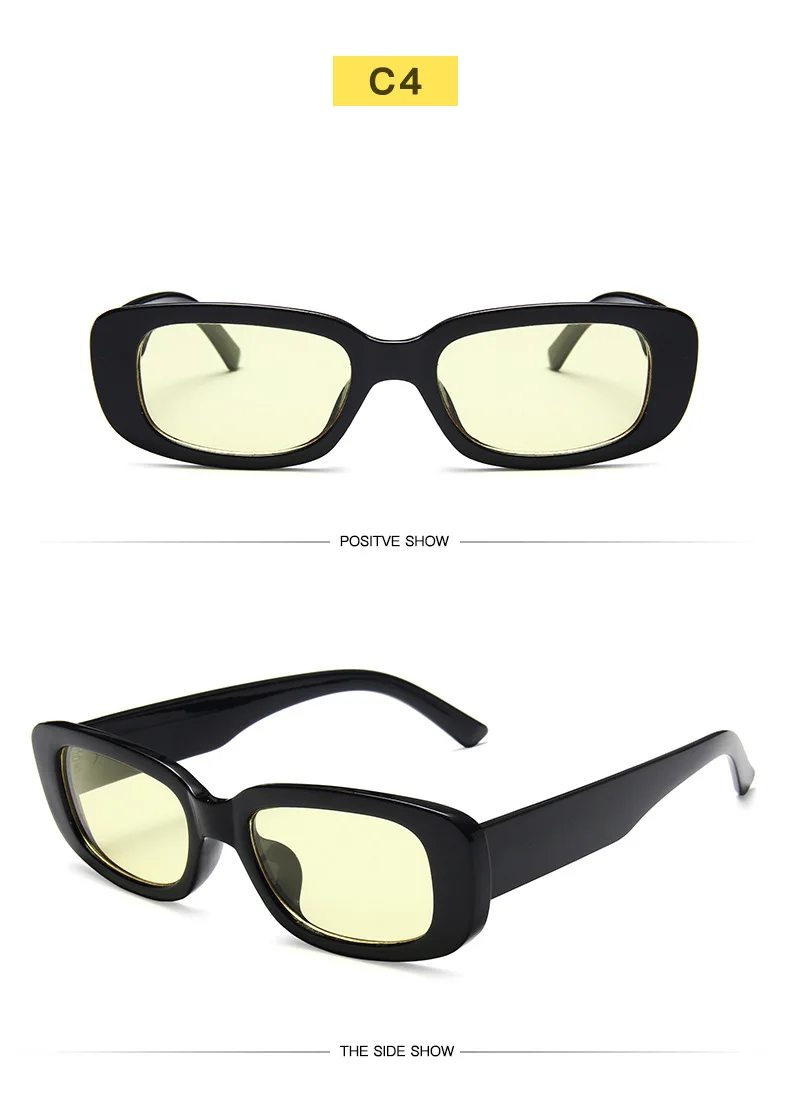 Women's UV 400 Rectangle Shaped Sunglasses