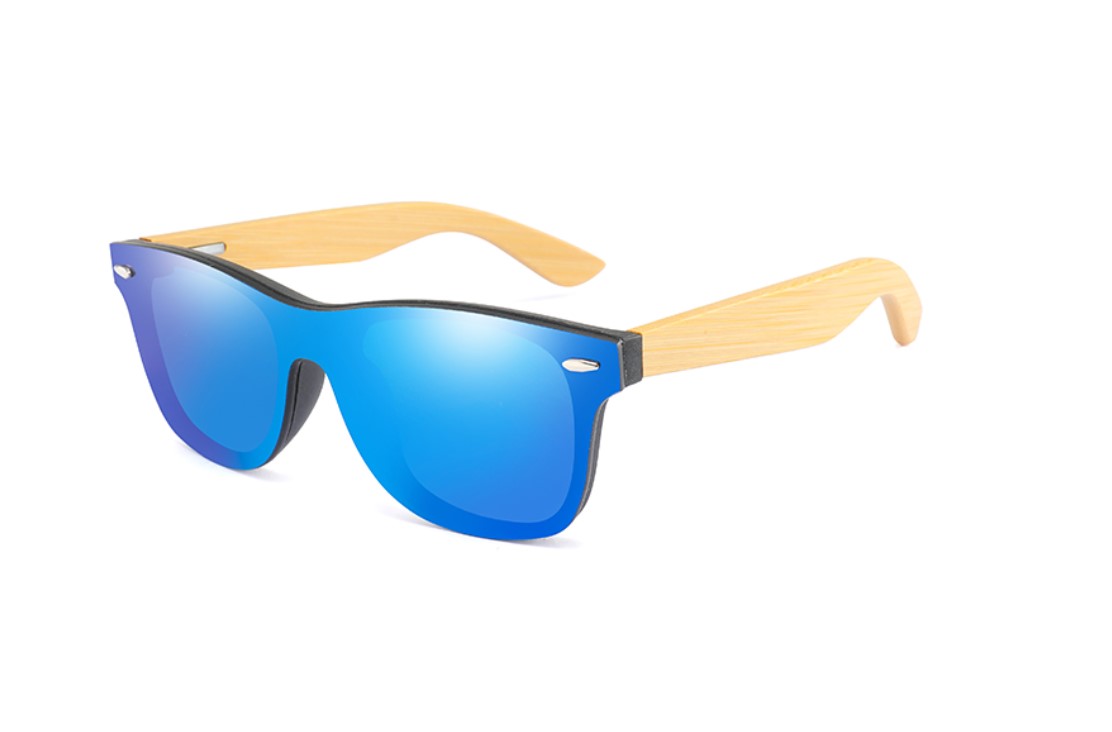 Frameless Wooden Sunglasses