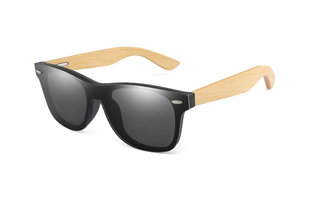 Frameless Wooden Sunglasses