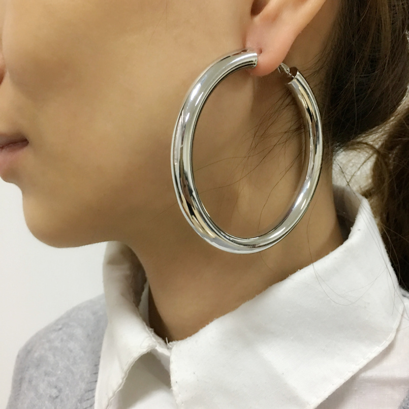 Large Ring Hoop Earrings