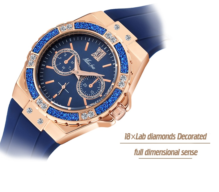 Analog Women's Watch with Chronograph