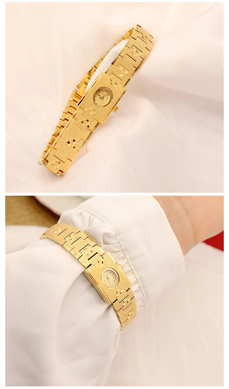 Women's Sand Gold Style Bracelet Watch