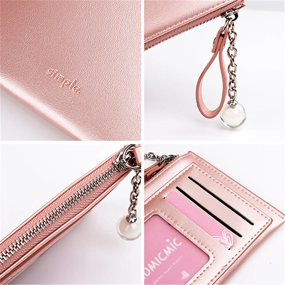 Women's Pearly Color Wallet