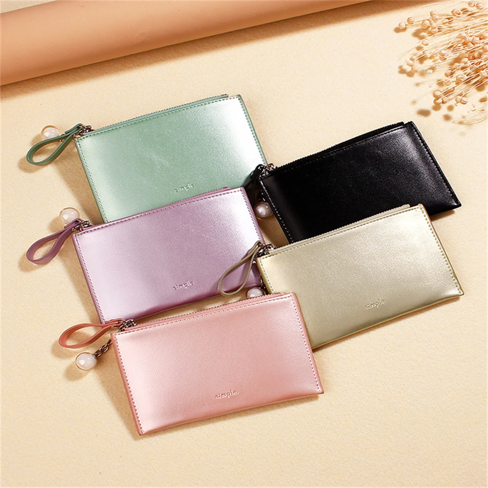 Women's Pearly Color Wallet