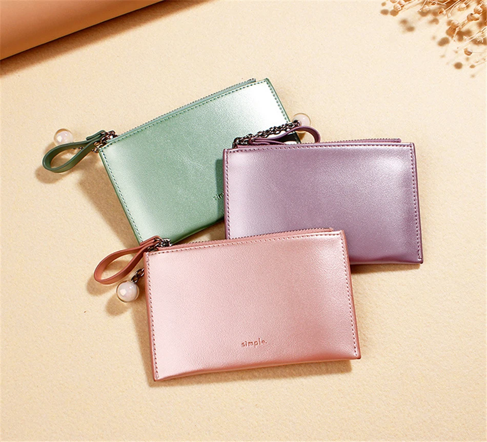 Women's Pearly Color Wallet