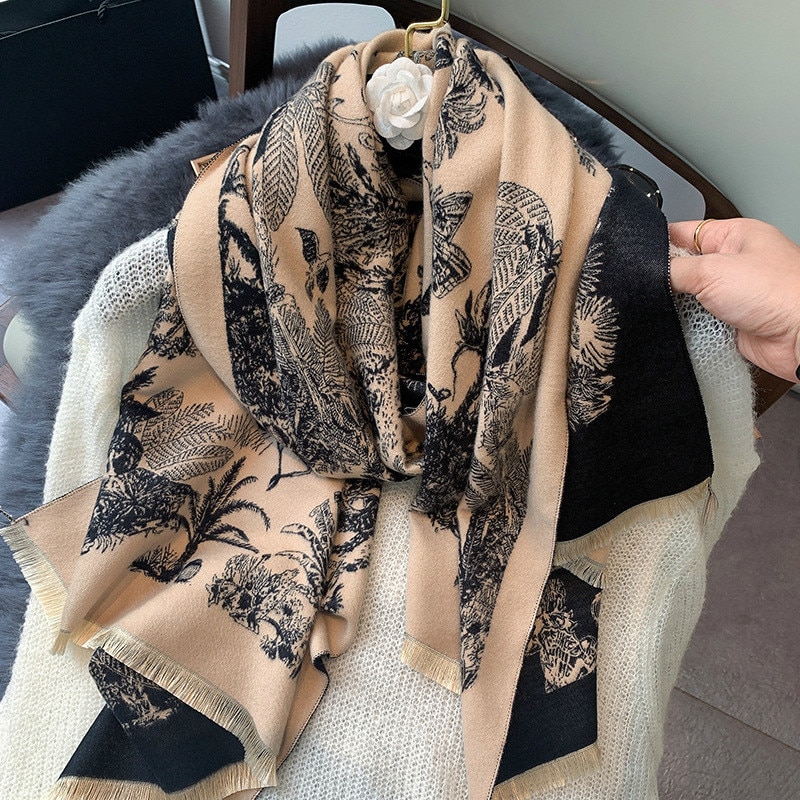 Women's Floral Printed Scarf