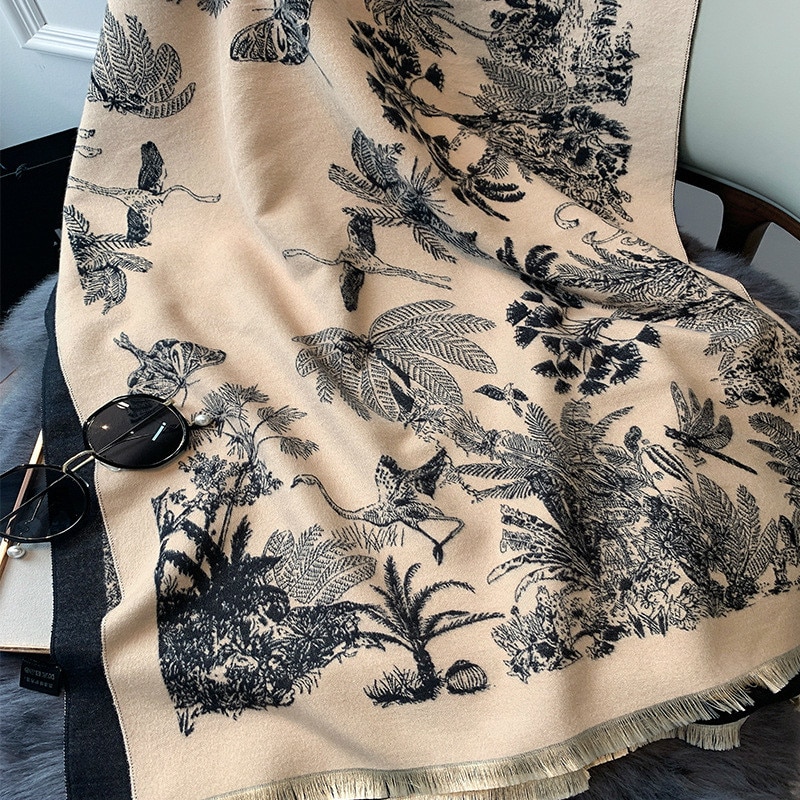 Women's Floral Printed Scarf