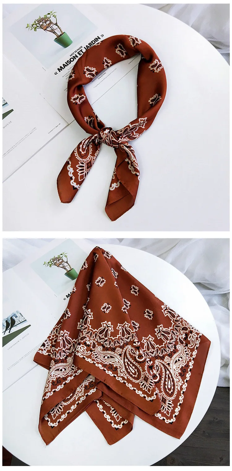 Hair Scarf with Pattern For Women