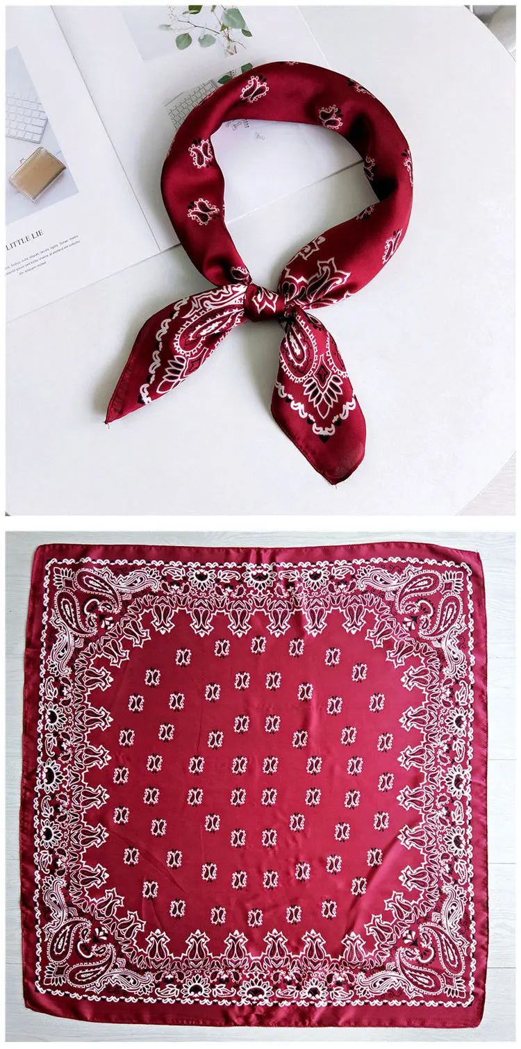 Hair Scarf with Pattern For Women