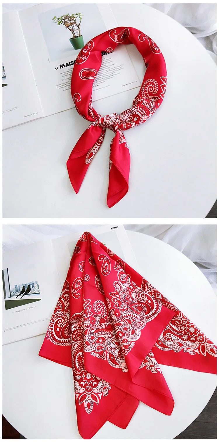 Hair Scarf with Pattern For Women