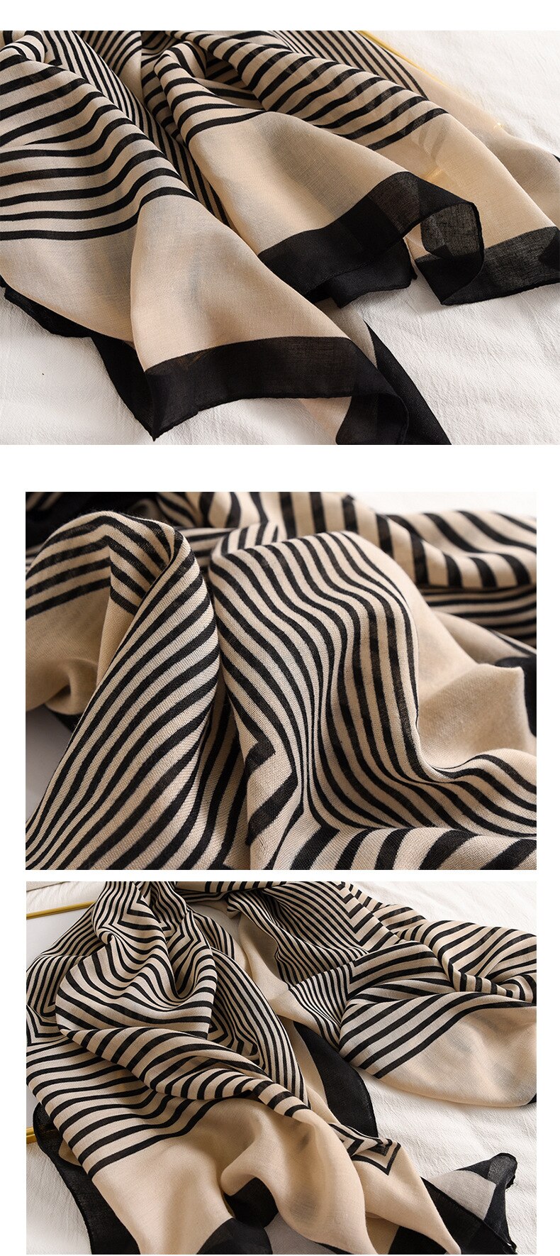 Women's Striped Scarf