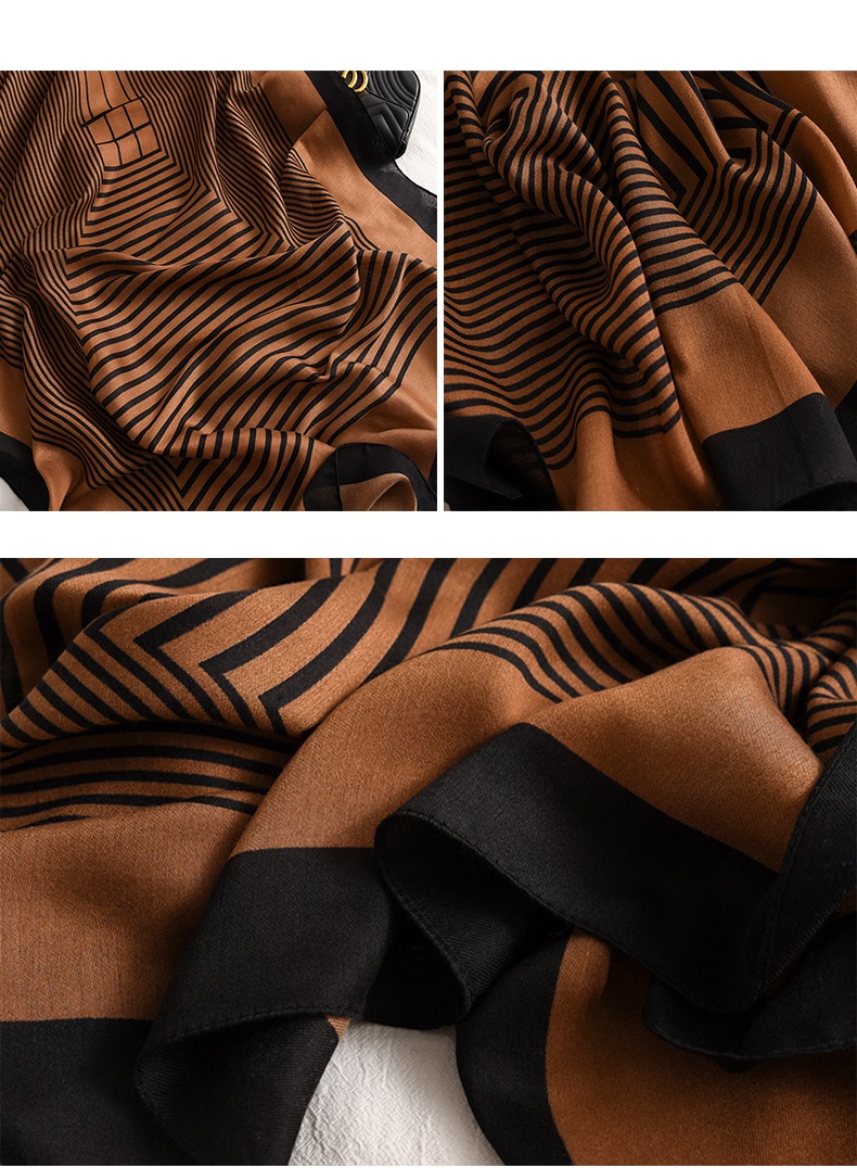 Women's Striped Scarf