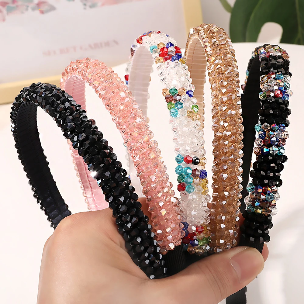 Women's Colorful Crystal Headband