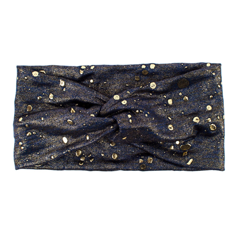 Women's Crystal Drops Wide Headband