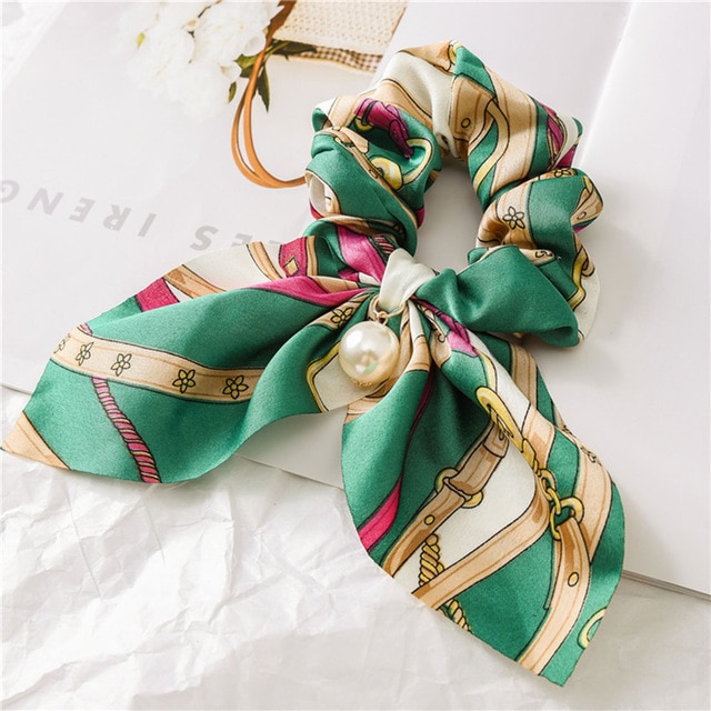 Women's Printed Bowknot Hair Band