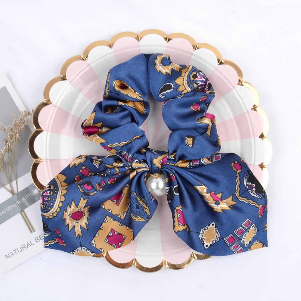 Women's Printed Bowknot Hair Band