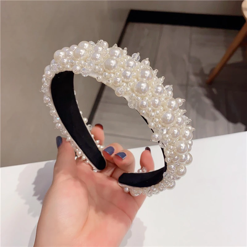 Women's Pearl Beads Hairband