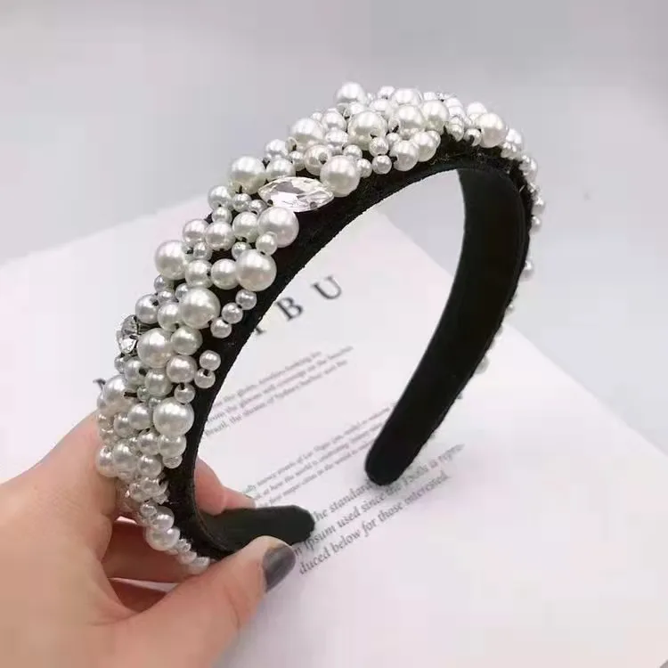 Women's Pearl Beads Hairband