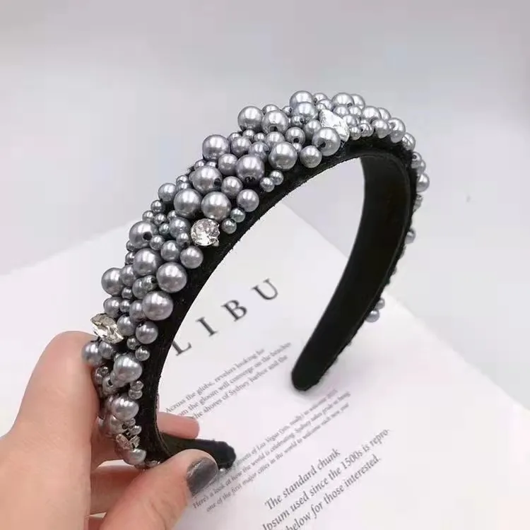 Women's Pearl Beads Hairband