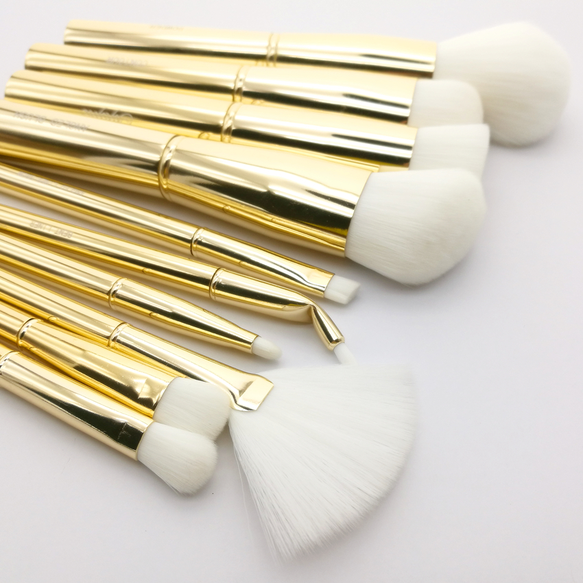 Metal Makeup Brushes Set