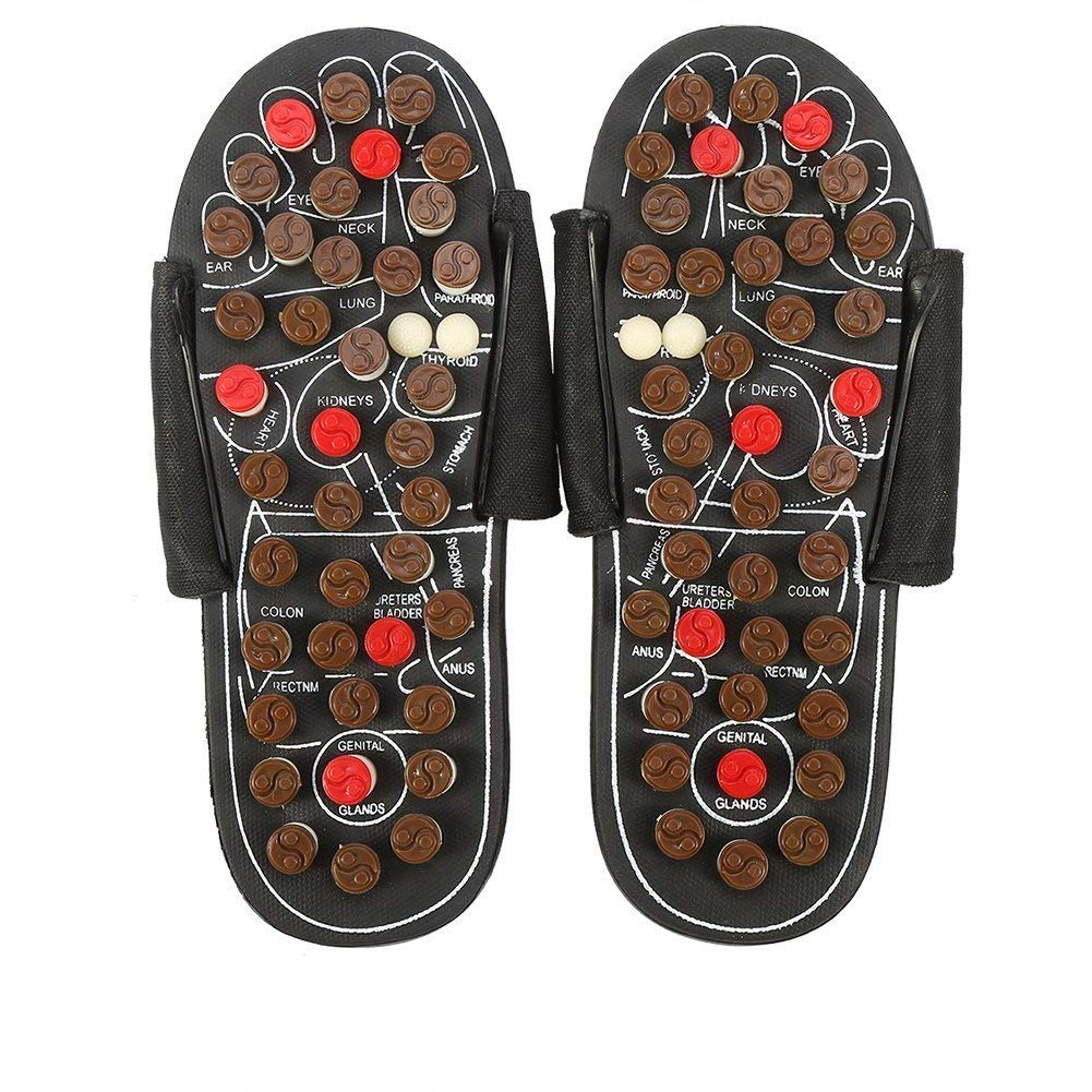 Adjustable Foot Acupuncture Massage Slippers