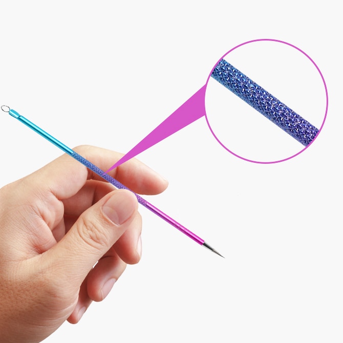 Multicolored Acne Pimple Needle