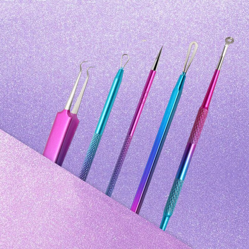 Multicolored Acne Pimple Needle