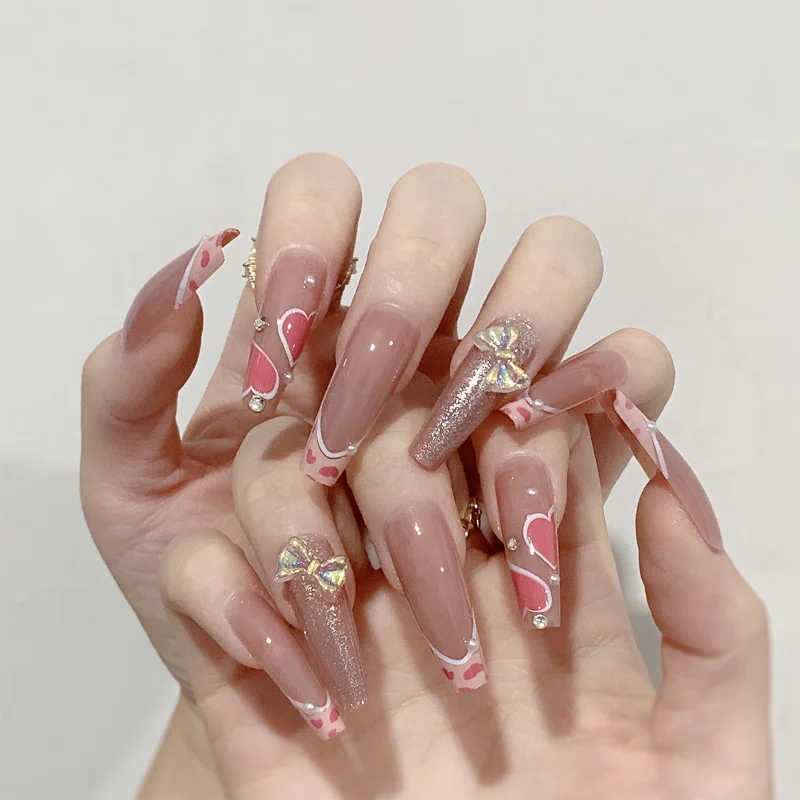 Luxury Glitter Fake Nails