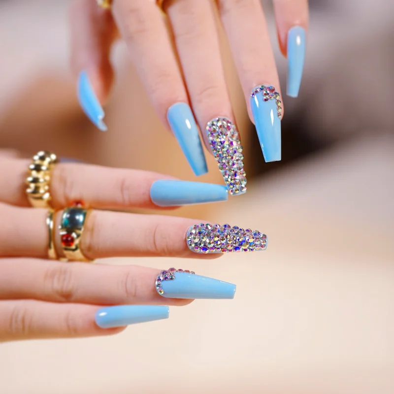 Luxury Glitter Fake Nails