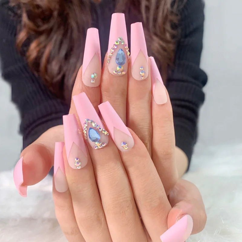 Luxury Glitter Fake Nails